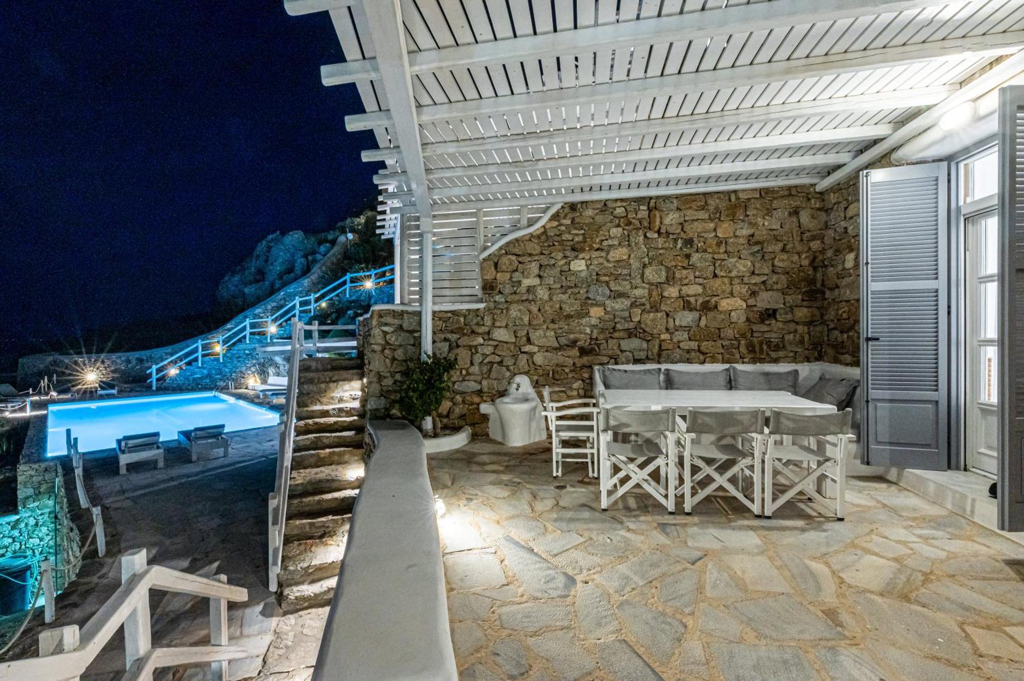 Villa Thelgo Mykonos Псару Екстериор снимка